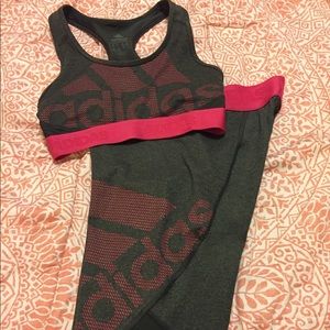 Adidas Sports Bra Sz XS & Leggings Sz S